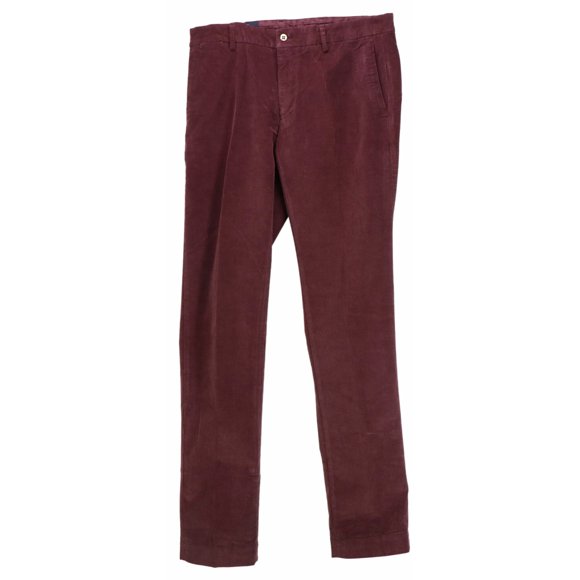 Mason's Men's Burgundy 772 Corderoy Pants Casual - 32
