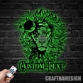 thumbnail image 5 of Craftnamesign Custom Lion Metal Sign, Lion Head Metal Wall Art, Personalized Lion Name Sign, 5 of 5