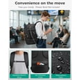 thumbnail image 7 of Travel Personal Item Backpack for Spirit Airlines with Shoe Compartment Removable, 18x14x8 TSA Approved Underseat Carry  Backpack, Large Luggage Suitcase Bag Fit 17.3" Laptop with USB Port, 7 of 7