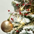 thumbnail image 5 of ZOELNIC 10FT Festive Lighted Berry Beaded Garland with 30LED String Lights for  Christmas Fireplace Mantel Indoor Outdoor Decoration, 5 of 6