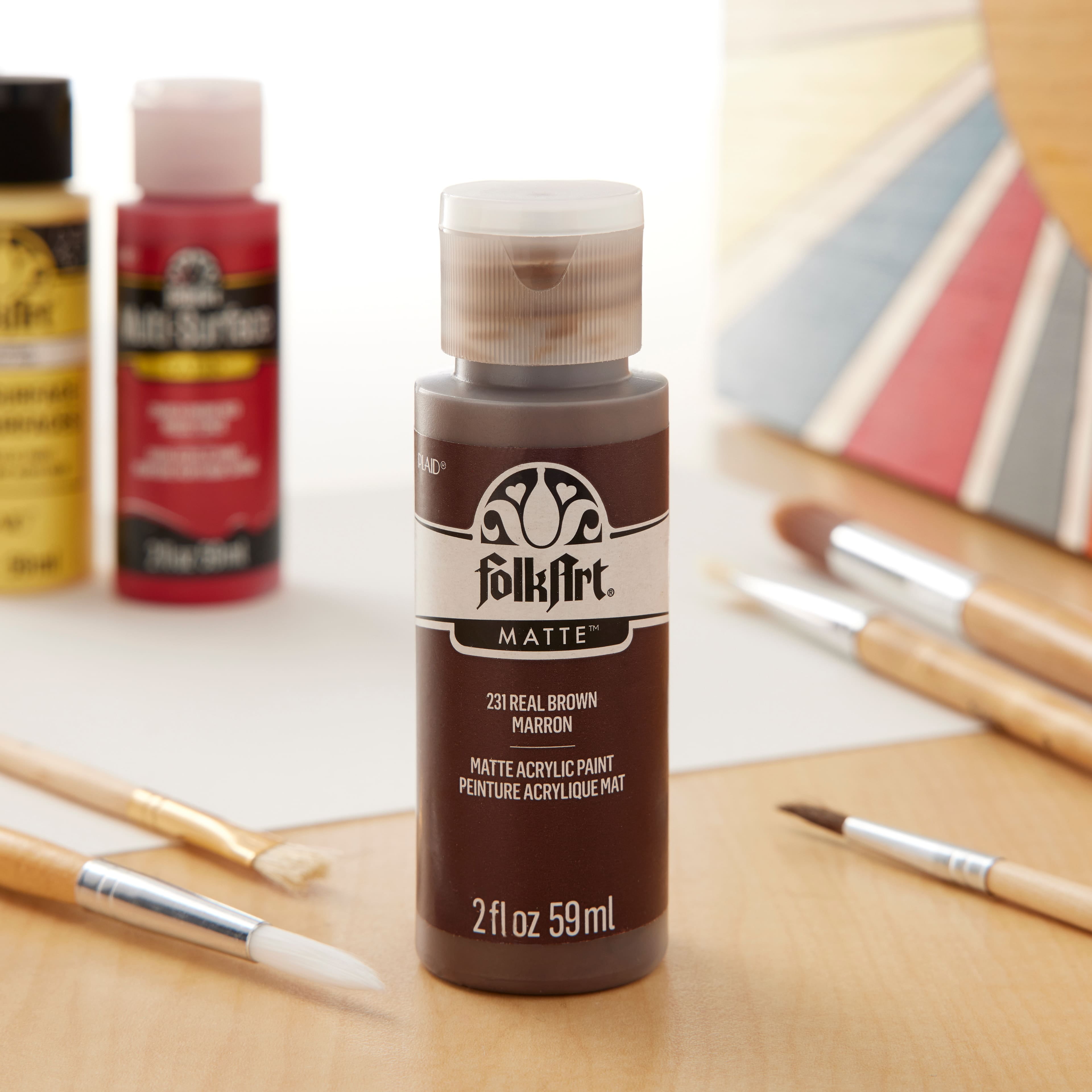FolkArt Matte Acrylic Paint, 12 Pack