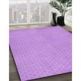 thumbnail image 2 of Ahgly Company Indoor Square Patterned Violet Purple Area Rugs, 7' Square, 2 of 6