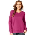 thumbnail image 1 of Just My Size Chandail en Molleton à Col Rond en V ComfortSoft EcoSmart pour Femmes, 5TG, 1 of 1