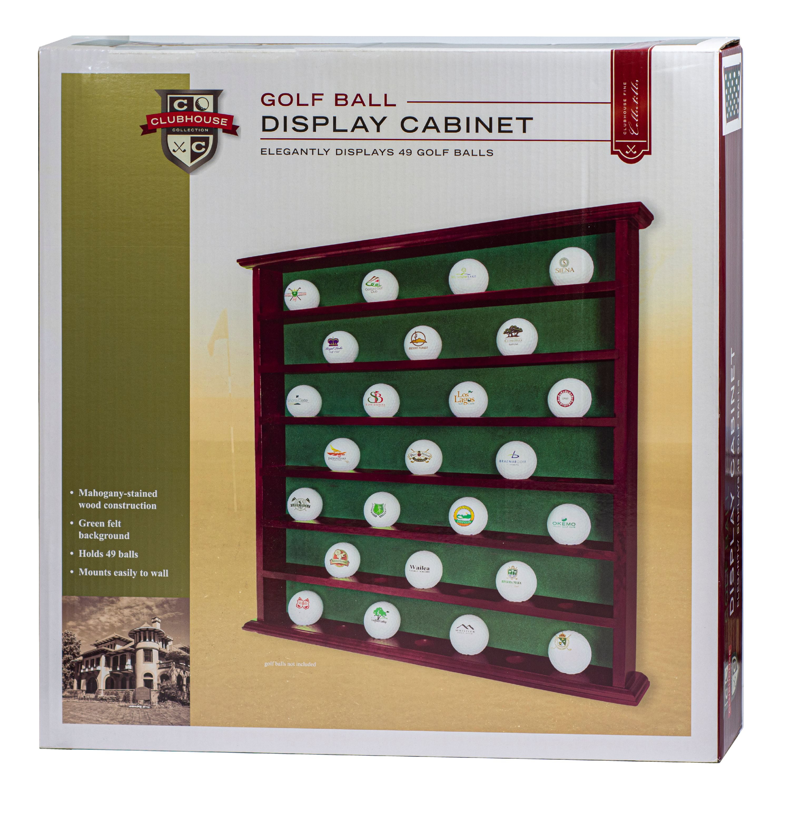 Golf Ball Display Cabinet (Holds 49 Balls)