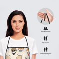 thumbnail image 6 of Fuzoiu Shiba Head Face Print Waterproof Apron, Kitchen Apron for Women Men Chef, Apron for Christmas Dinner Party Cooking Baking Crafting House Cleaning Kitchen, 6 of 7