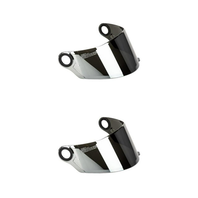 Ruiboury High-Performance Visor Lens for FF358 396 Full Face Scratch-Resistant Silver 255mm 2Set