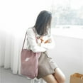 thumbnail image 3 of Women Corduroy Shoulder Bags Casual Canvas Handbags Top Handle Tote Crossbody Shopping Bags, 3 of 5