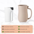 thumbnail image 6 of Baby Bath Rinse Cup Rinsing Hair Water Pourer, Baby Bath Pitcher Hair Washing Control The Flow Rinser Cup（Grayish Beige）, 6 of 7