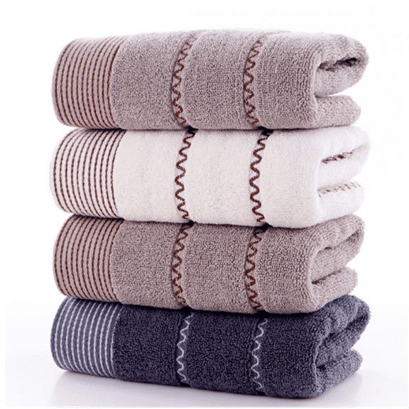 Soft Linen Luxury 4 Piece Towel Set, 100% Cotton Turkish Towels for Bathroom, Towel Sets3