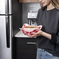 thumbnail image 2 of Microwave Bowl Holder Set of 5 Hot Bowl Holders Heat Insulated Microfiber & Sponge Heat Resistant Bowl Cozies for Hot & Cold Food Bowl Holder for Soup, Pasta, Noodles & Rice Bowl, 2 of 6