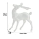 thumbnail image 2 of Adornos navideños de reno con purpurina | Juego de 2 accesorios para fotos colgantes | Decoración navideña para fiestas en casa, oficina y habitación infantil | Decoración festiva de mesa, 2 of 4