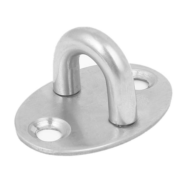 Unique Bargains Metal Oval Shape Base Wall Suspension Hammock Swing Ceiling Hook