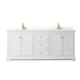 thumbnail image 6 of Wyndham Collection Wcv232380d-Qtz-Unsmxx Avery 80" Free Standing Double Basin Vanity Set -, 6 of 7