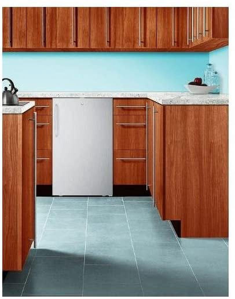 Summit FS408BLBISSTBADA Refrigerator, Stainless-Steel