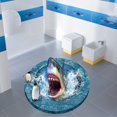 thumbnail image 3 of 1 Uds. Pegatinas estereoscópicas 3d a través de la pared, pegatinas de tiburones marinos, póster de pared con personalidad creativa, papel tapiz autoadhesivo de 60x60cm, 3 of 5