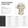 thumbnail image 4 of Goofa Funny Chicken Pattern Women's Slim-Fit Short-Sleeve V-Neck T-Shirt,Classic-Fit Short-Sleeve V-Neck T-Shirt-Large, 4 of 5