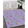 thumbnail image 3 of Ahgly Company Machine Washable Indoor Rectangle Transitional Purple Sage Bush Purple Area Rugs, 10' x 13', 3 of 7