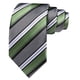thumbnail image 4 of Set de Corbata Rayada Barry.Wang Verde Salvia y Negro, 4 of 6