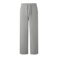 thumbnail image 6 of Posijego Sweatpants for Women Fashion High Waist Wide Leg Track Pants Women's Athletic Workout Lounge Pants, 6 of 6