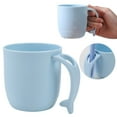 thumbnail image 2 of Miyuadkai Dolphin Mouthwash Cup Glacier Blue, the Mouthwash Cup Is a Cute Toothbrush Holder and a Multi Purpose Drinking Cup for Brushing Teeth in the Bathroom, 1 Mouthwash Cup, 2 of 9