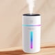 thumbnail image 5 of Humidificador de escritorio USB portátil | Luz nocturna LED colorida de 350ML | Apagado automático silencioso | Batería recargable inalámbrica de 1200 mAh | Para viajes de oficina en el dormitorio |, 5 of 7