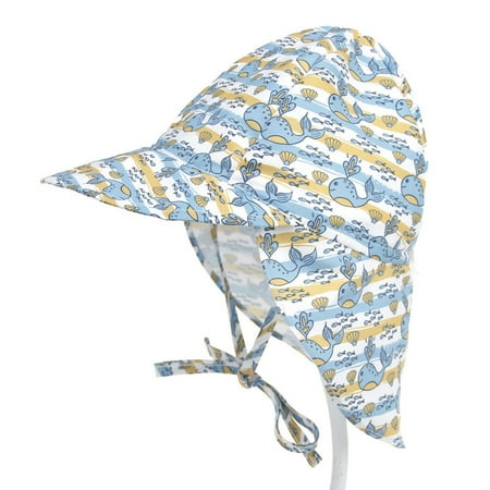 

kpoplk Winter Hats For Boys Kid s Cartoon Sun Hat Wide Brim UPF 50+ Protection Hat For Toddler Boys Girls Adjustable Bucket Hat(A)