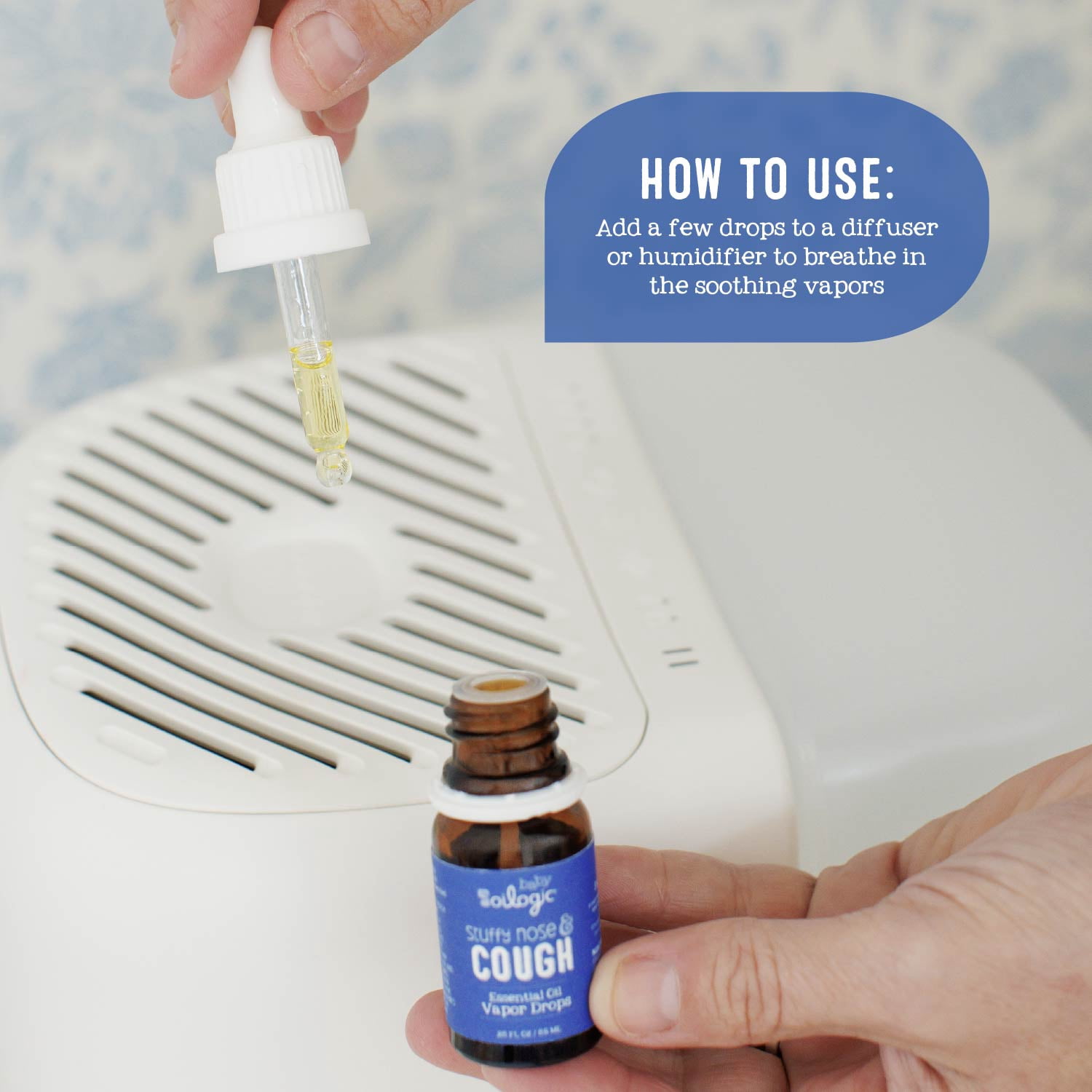 Oilogic Baby Stuffy Nose & Cough Essential Oil Vapor Drops