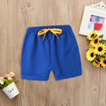 thumbnail image 2 of Ruyang Toddler Boys Shorts with Pockets Pull on Jogger Wide Leg Short Pants for Summer Casual Athletic Beach Trousers Bottoms, 2 of 9