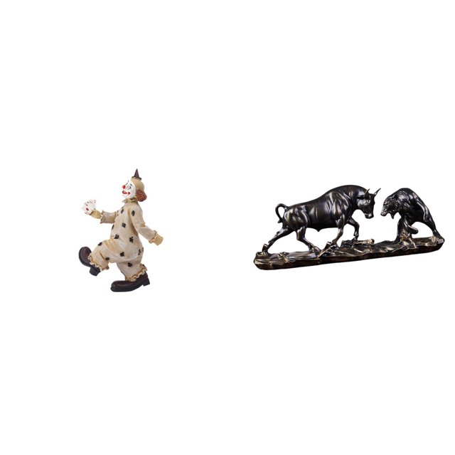 Colección De Esculturas De Figuras De Payaso Y Toro. Arte Moderno. Estatuilla Para Escritorio, Mesa, Centro De Mesa, Vitrina, Decoración De Comedor. Regalo.