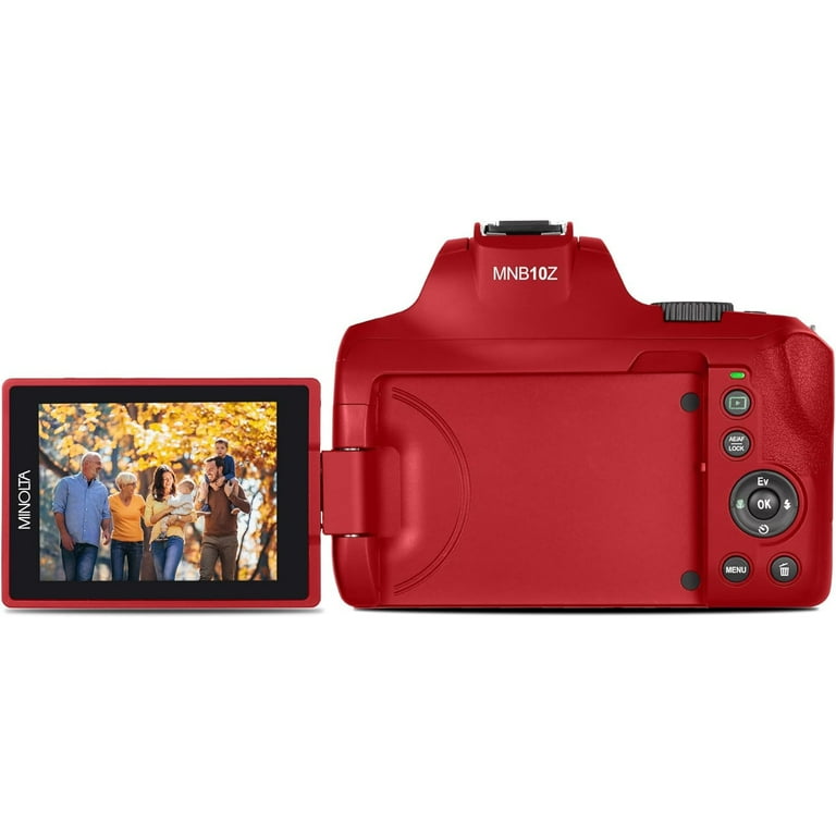 Minolta MNB10Z-R MNB10Z 64 MP 4K Ultra HD Bridge Camera with Minolta MNB10Z-R MNB10Z 64 MP 4K Ultra HD Bridge Camera with