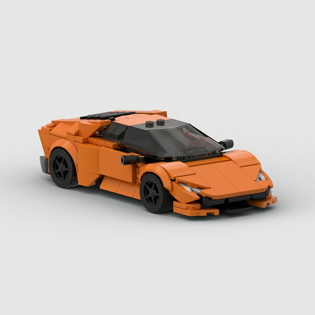MOC Lamborghini Huracán Racing Car – 335pcs Building Blocks Speed Series Set, Creative Bricks Juguete para Jugar Imaginativo, Estante Display & Regalo del Día de los Niños