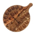 thumbnail image 3 of Egg Tray Charcuterie Board, Reversible Wooden Serving Platter, Deviled Egg Carrier for Easter, Natural Grain Kitchen Countertop Organizer, Topliu, 3 of 8