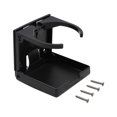 thumbnail image 2 of Porte-gobelets Pliant Support de Bouteille Universel Stable Véhicule RV Bateau Marin Boissons Rack Modifié Raccords d'Organisation des Composants Réglage de l'Engrenage Noir, 2 of 9