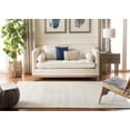 thumbnail image 3 of SAFAVIEH Micro-Loop Daithi Geometric Area Rug, Aqua/Ivory, 7' x 7' Square, 3 of 8