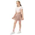 thumbnail image 6 of GYRATEDREAM Tennis Skirts for Girl High Waist Pleated Tennis Skorts Skirts Plaid Skirt Lining Shorts, 6 of 8