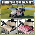 thumbnail image 4 of Whosucclay Heart Note Pattern with Multiple Pockets Protector, Anti-Wear With 4 Storage Pockets Golf Cart Seat Cover for Club Car Yamaha EZGO, 52.36"x 32.28", 4 of 7