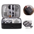 thumbnail image 6 of Pyaiiner Travel Organizer Electronic Accessories Box Portable Technology Travel Gifts Men'S Triple Cable Organizer Cable Charger Flash Drive, 6 of 7