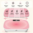 thumbnail image 3 of COOLHUT Vibration Plate Exercise Machine , Body Workout Wave Vibration Plate for Weight Loss, Shaping, Toning, Pink, 3 of 9