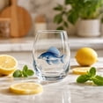 thumbnail image 4 of MMJ Handmade Sea Animal Glass Cups Coastal Home Decor Drinkware for Ocean Lovers, 4 of 7