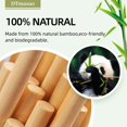 Dtmasao 50 PCS Dowel Rods Wood Sticks Wooden Dowel Rods - 1/4 x 6 Inch ...