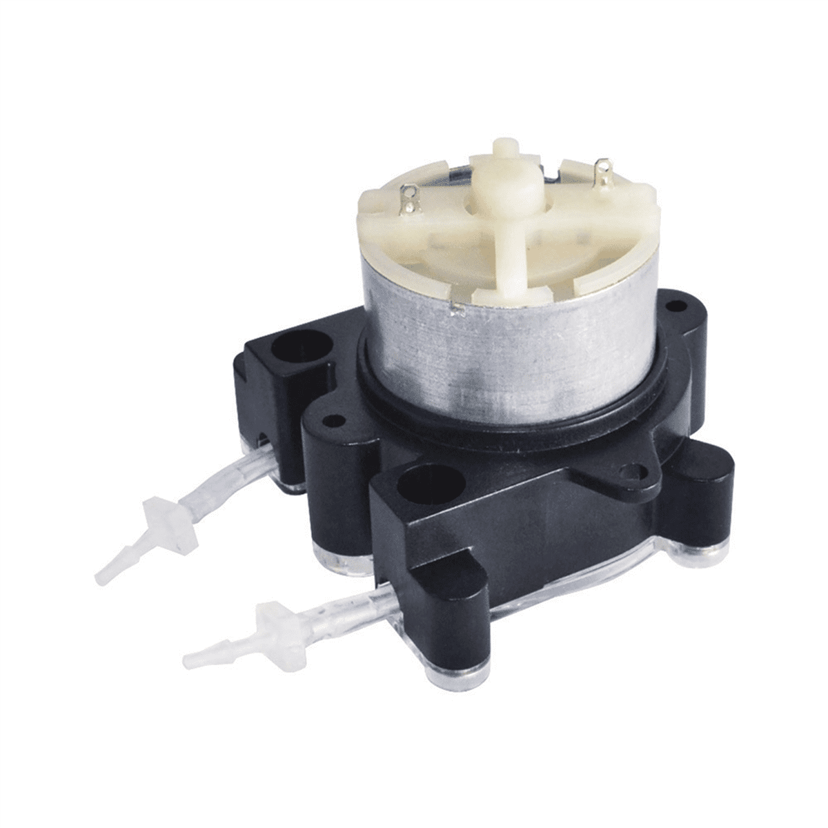 2X High- Peristaltic Pump 12V Miniature Dosing Pump Peristaltic Hose Pump for Lab Aquarium Liquid Dosing Pump B