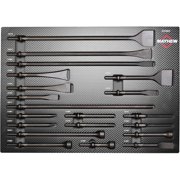 Mayhew 32090F Pneumatic Punch and Chisel Set 20 Piece Made in USA
