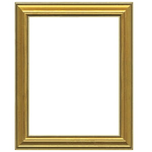 Golden wood print frame TRADITIONS - 4x5