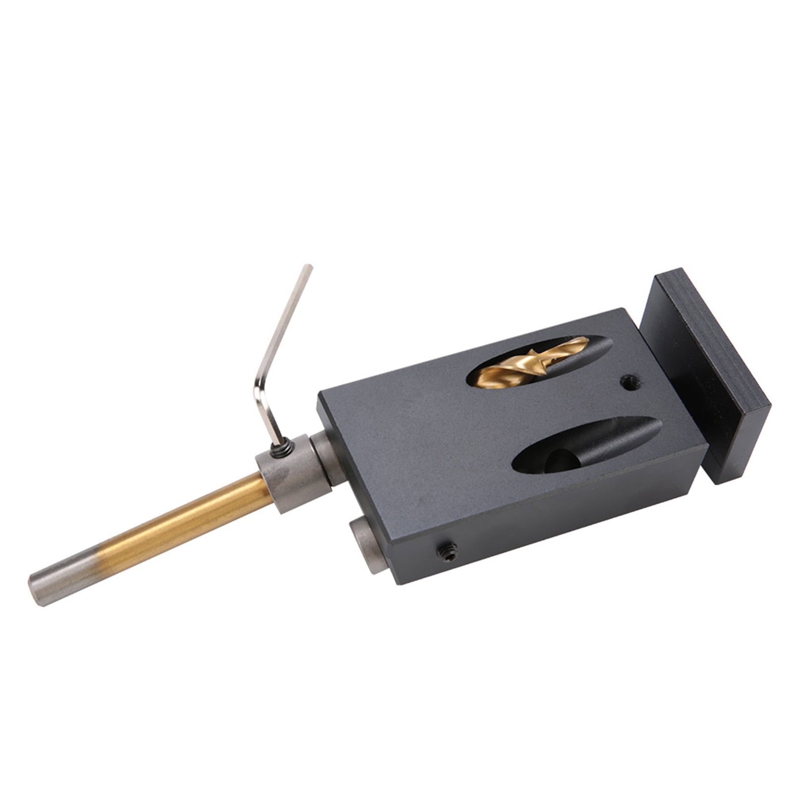 Woodworking Oblique Hole Locator Jig Kit Angle Guide Puncher Locator Drill Bit