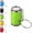 Green, variant on Mini Coin Holder Keychain, 2-in-1 Portable Loose Change Storage Container with Snap Closure, EDC Pocket Coin Organizer