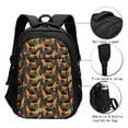 thumbnail image 3 of Balery German Shepherd Dog Mochila con carga USB para hombre y mujer - Mochila impermeable y antirrobo para portátil con puerto USB para viajes, trabajo, estudios y universidad, 3 of 7