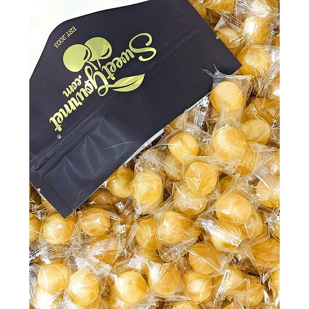 SweetGourmet Wrapped Ginger Balls Natural Ginger Candy 1 Pound