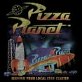 thumbnail image 2 of Men's Toy Story Pizza Planet Local Star Cluster Graphic T-Shirt, 2 of 4