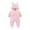 Pink, variant on Baby Boys Snowsuit Baby Girl Winter Fleece Snowsuit Coat Toddler Boy Jumpsuit Jacket Infant Clothes 12 18 Months (Black,12-18 Months)