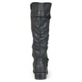 thumbnail image 3 of Journee Womens Harley Stacked Heel Riding Boots, 3 of 9
